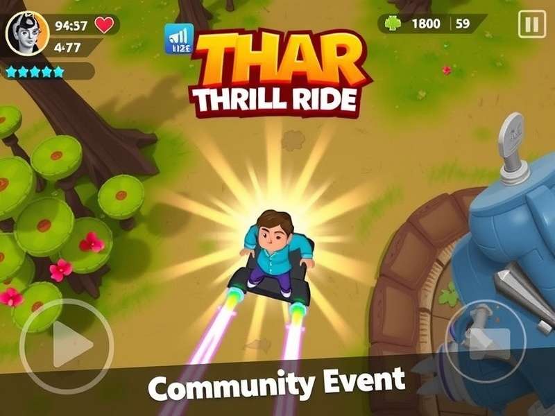 Thar Thrill Ride Gameplay Screenshot